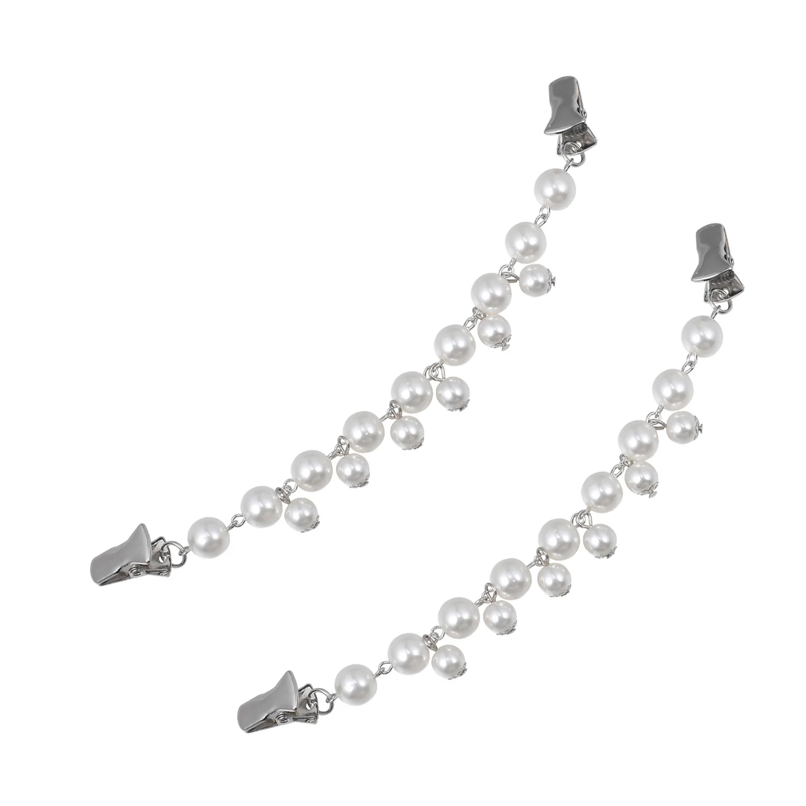 2 個ヴィンテージセーターチェーン樹脂カーディガンクリップ女性のためのエレガントなペンダントチェーンスタイリッシュな襟ジュエリーアクセサリー