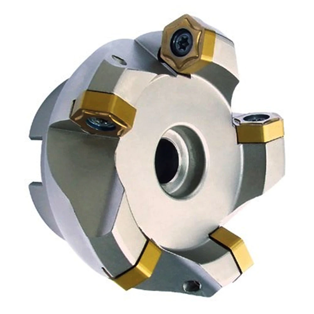EDGEV TFM55 Milling Cutter Head,For HNMX 050410 HNMX05 HNMX0504 HNMX050410-MM Teagutec Insert Tool Holder,Face Mill Disc