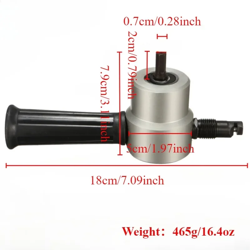 Electric Drill Metal Nibbler Sheet Cutter Adjustable Cutting Tool for DIY Modification