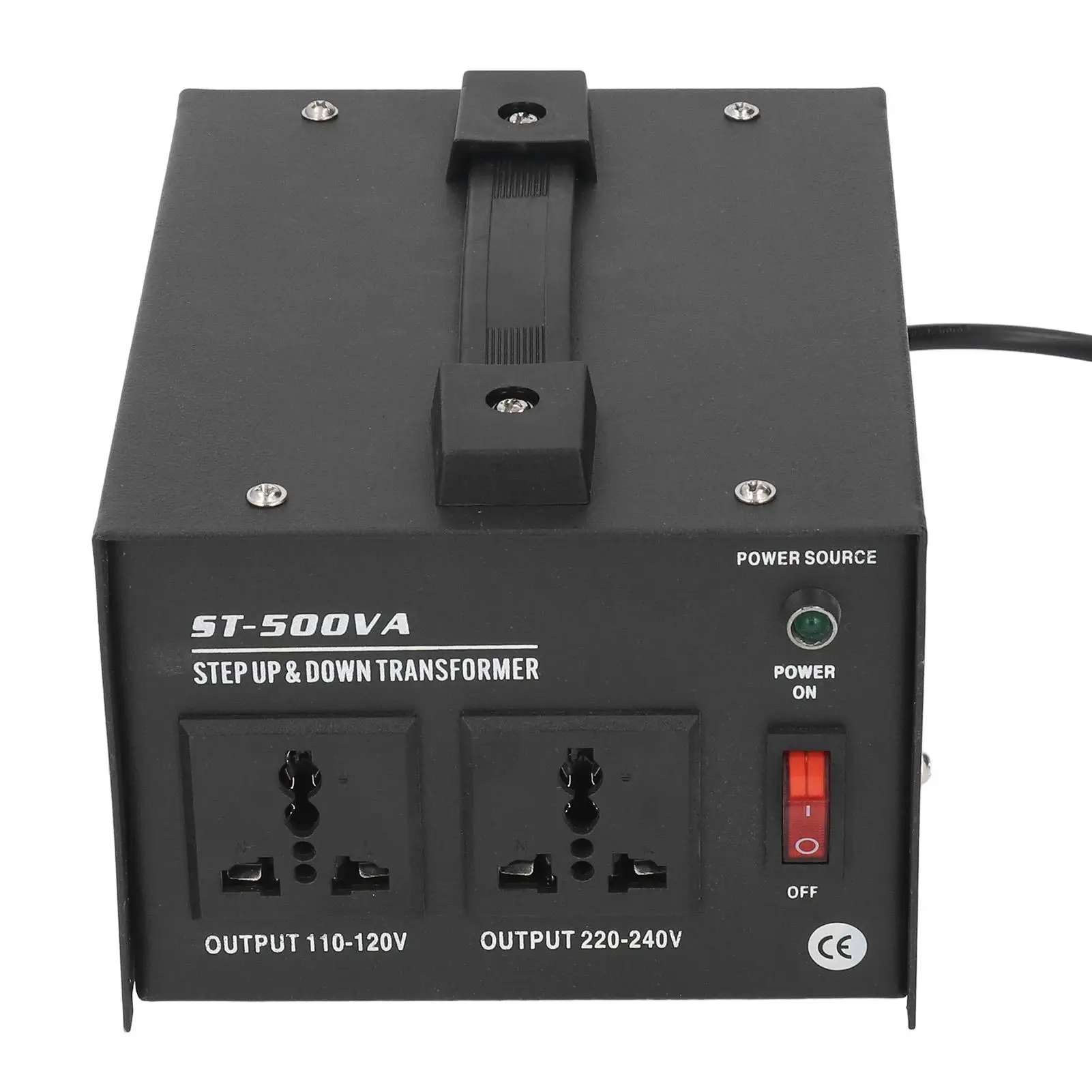 Imagem -05 - Heavy Duty Step up Power Transformer Conversor de Tensão Saída Ajustável 500w 110v a 220v