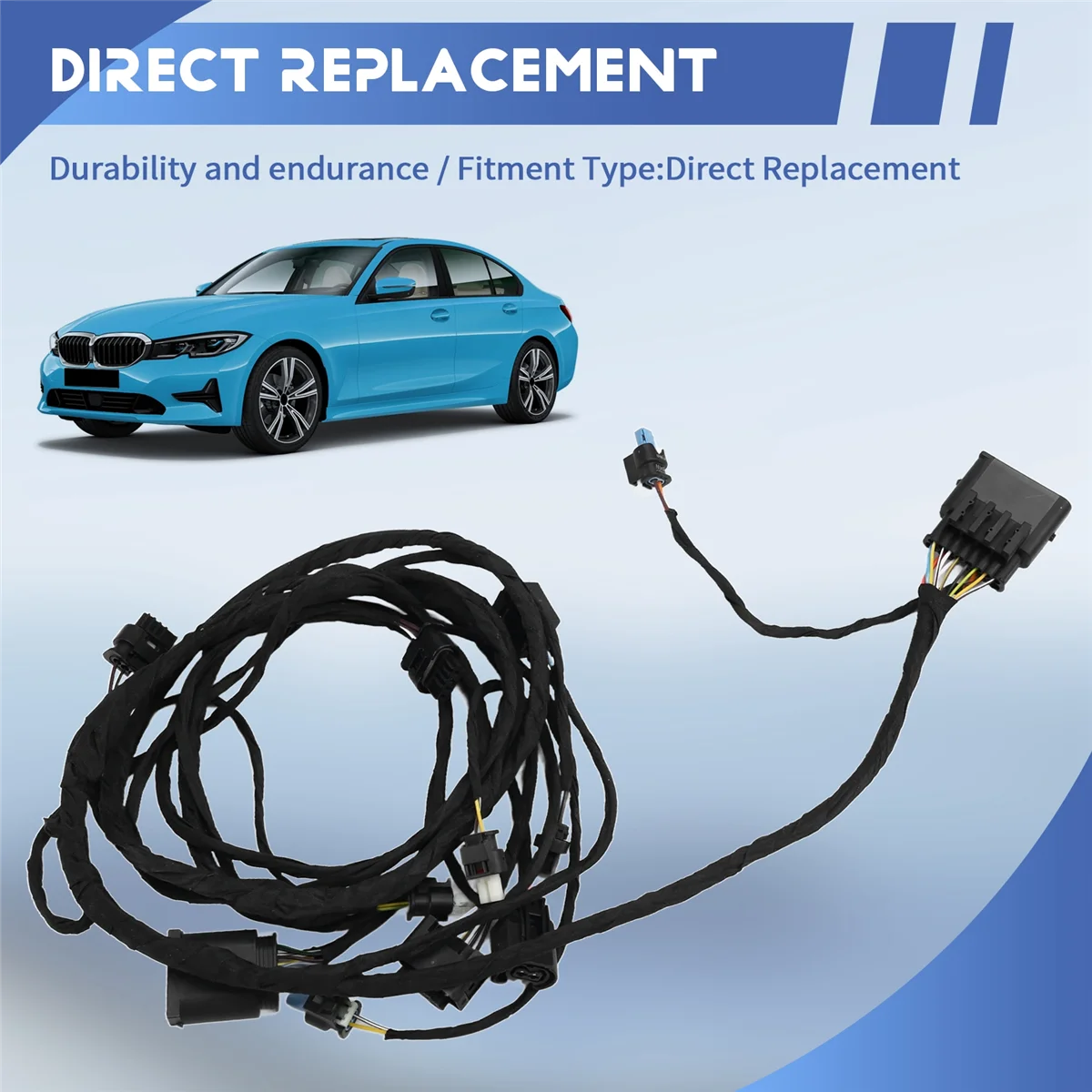 61129436174 Front Engine PDC Wiring Harness for BMW 3 G20 High-end version Front Bumper Radar Harness—L49A