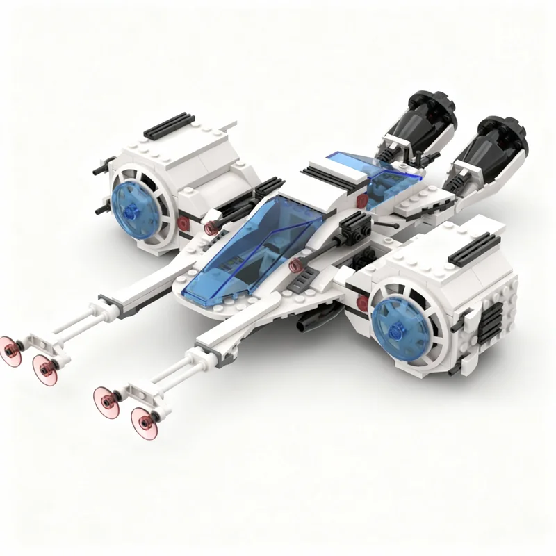 

NEW 379PCS MOC Space Exploration Futuron Defender Model DIY Creative Ideas Assembly Building Blocks Birthday Gift Display Set