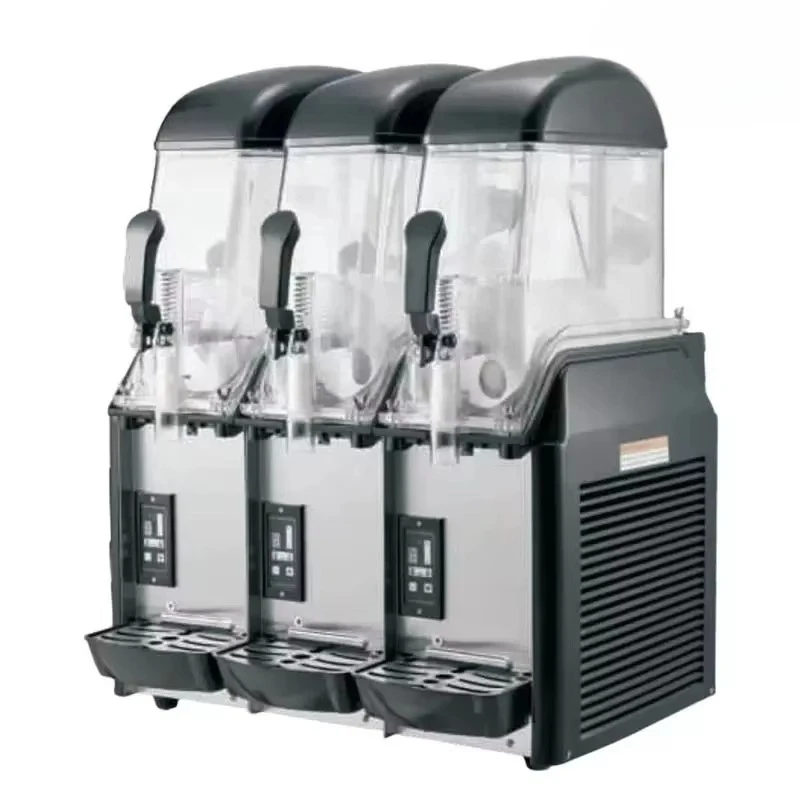 #￥Commercial Self-service Slush Ice Cream Machine Large Capacity Juice Beer Beverage Machine