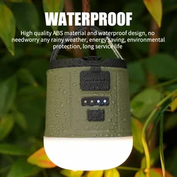 Multifunctional Tent Lights Outdoor Emergency Hand Operated Power Generation Camping Lantern Portable Rechargeable Output Lamp