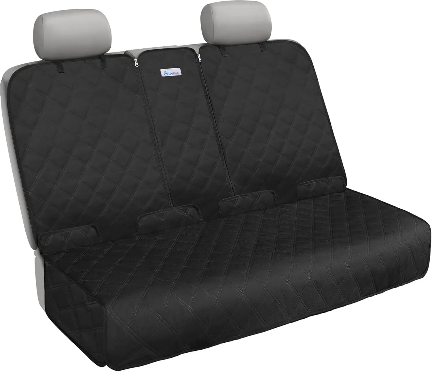 

Waterproof Car Seat Cover for Cars/SUVs/Trucks, Split Bench, Non-Slip, Easy Clean - Black
