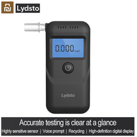 Fast Ship Youpin Lydsto Digital Alcohol Tester Professional Alcohol Detector Breathalyzer Police Alcotester LCD Display Dropship