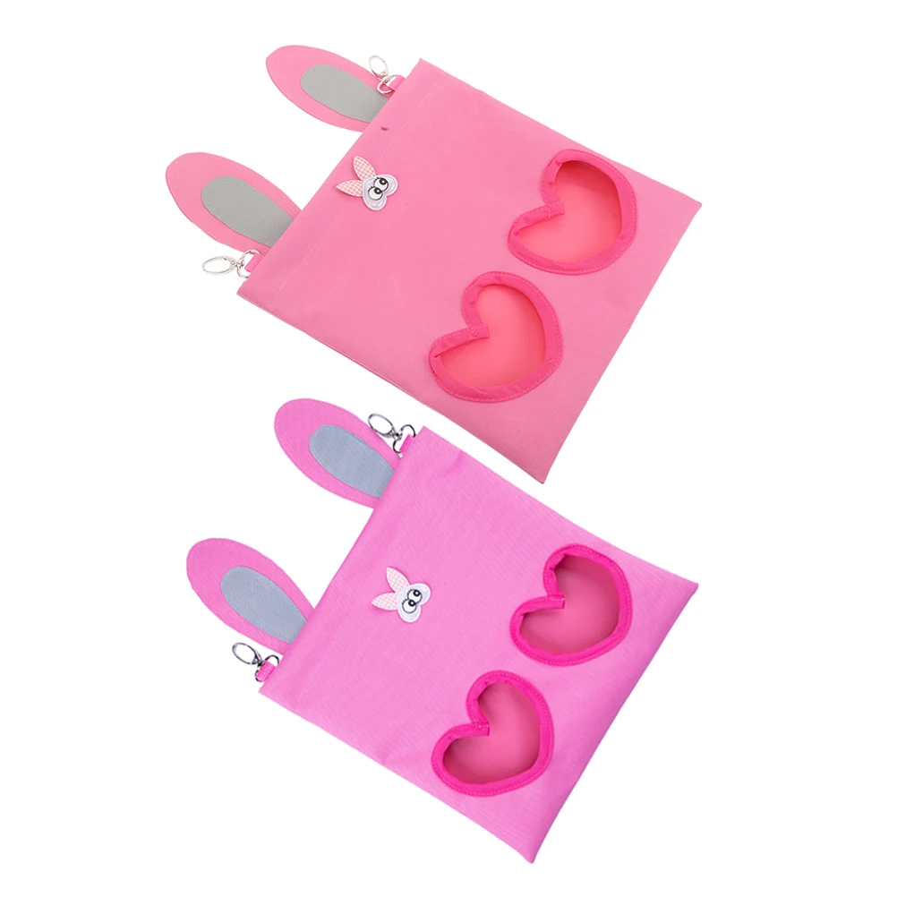 

2 Pcs Pet Feeder Small Hay Bag Chinchilla Bunny Feeding Animals Bags for Rabbits ing