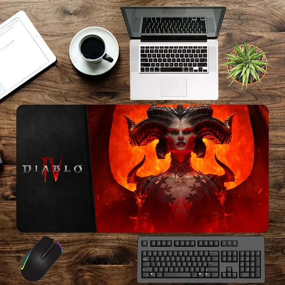 Game D-Diablo 4 Mouse Pad office Large Small Computer pc Keyboard Rubber Game Anti-Slip Mice Mat big