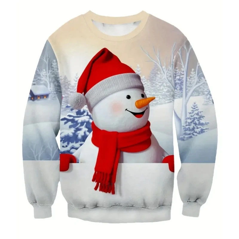 Weihnachten männer Hoodies Herbst männer Pullover Neue Weihnachten Kleidung 3D Gedruckt Pullover Mode Übergroßen männer Kleidung