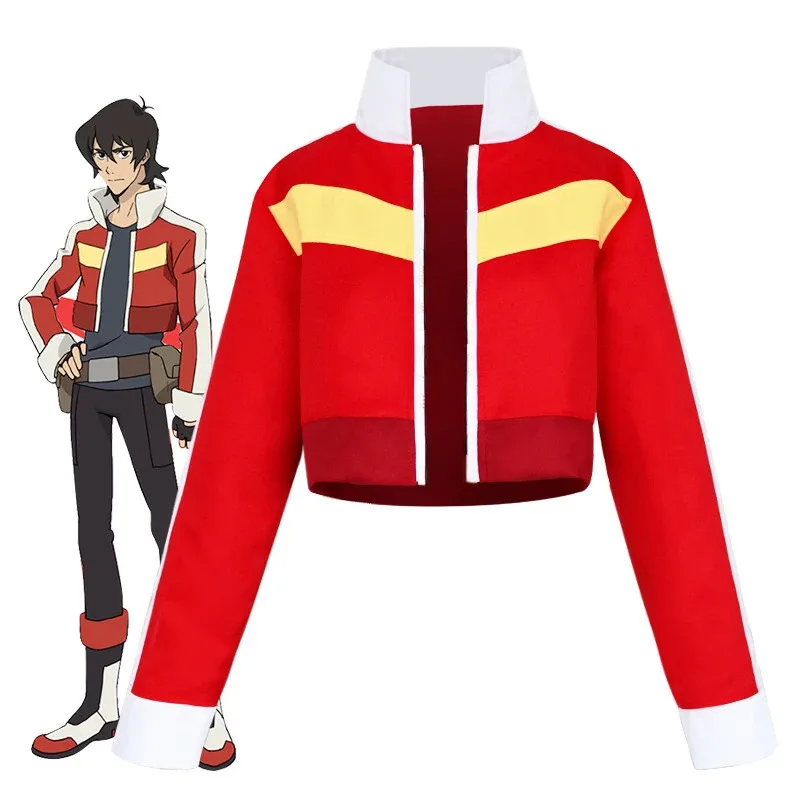 Voltron: Difensore leggendario dell'universo Keith Akira Kogane Costume cosplay Giacca Cappotto Costumi cosplay di carnevale di Halloween