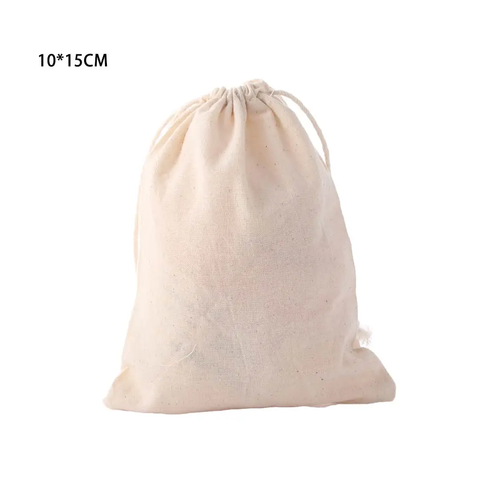 

Sundries Storage Rice food Reusable Packaging Cotton Travel Home Storage Organization Drawstring Bag Storage Bag
