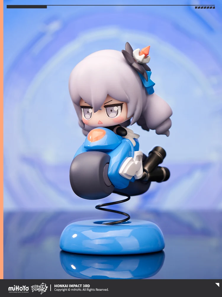 BLBU ACGN Honkai Impact 3 Originele Game Bronya Zaychik Mini Figuren Model Speelgoed Pvc Anime Derivaten Auto ornamenten