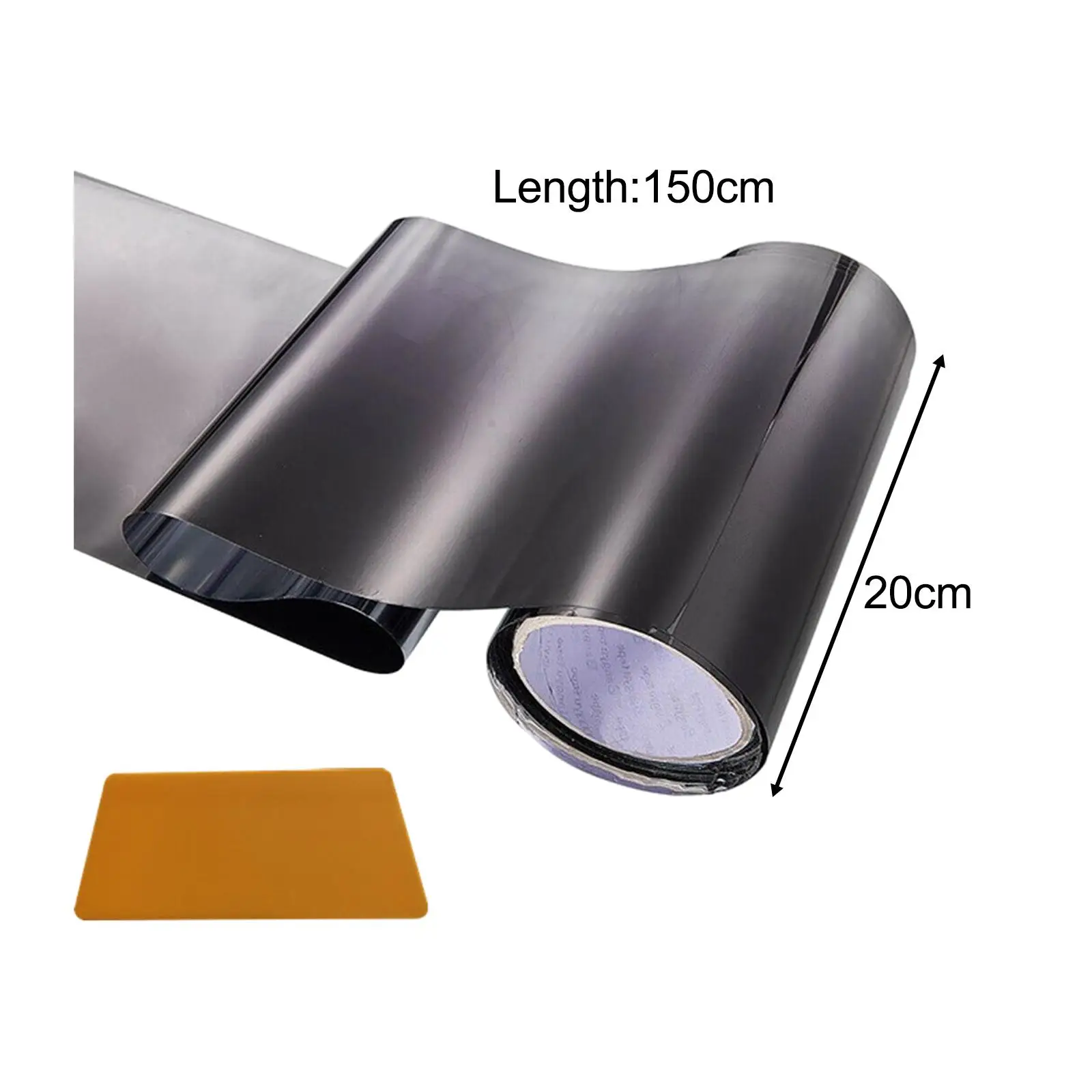 Car Sun Visor Strip Tint Film Sun Blocking 20cmx150cm Professional Car Window