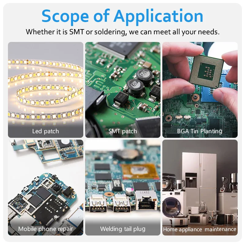 KELLYSHUN Lead-free Solder Paste - Low-Medium-High Temperature Soldering Paste for BGA SMD and LED Patch Welding - 500g