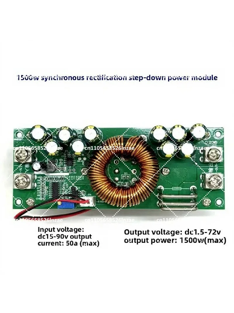 Adjustable DC Power Supply 1500W, CC CV Constant Voltage Current Step Down Regulator 30A 50A