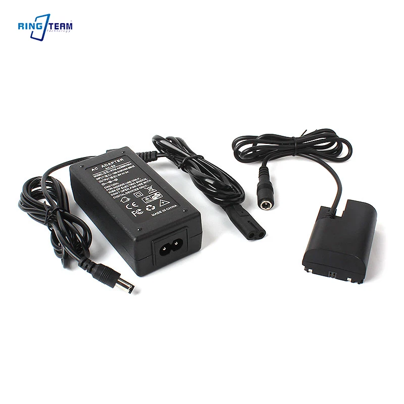 Camera DC Coupler Dummy Battery for DR-E6P LP-E6P, Compatible with EOS R5 R6 Mark II 5D 6D 7D III IV 60D 70D 80D Cameras