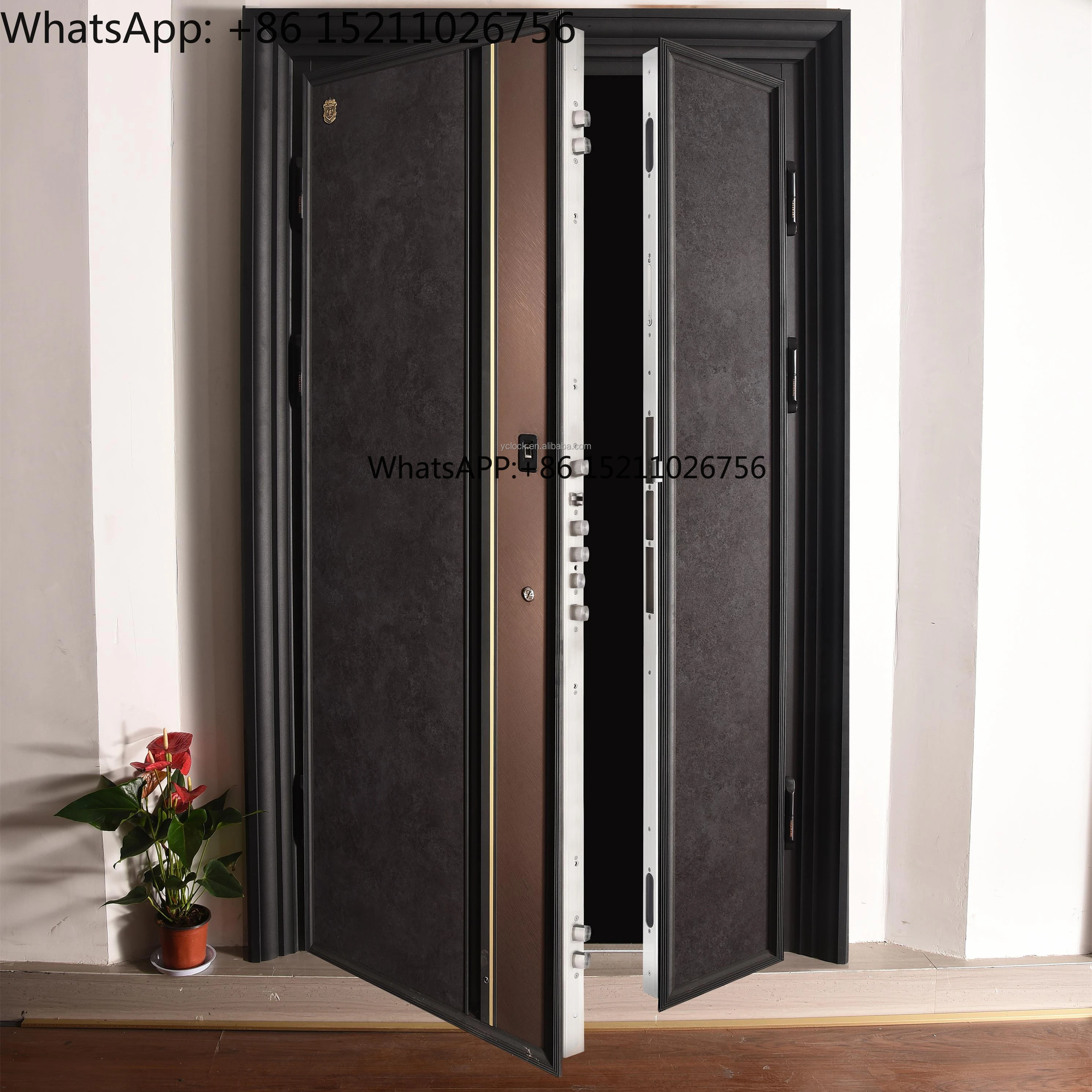 

35/40*2500mm Stainless Steel Multi Point Lock Body Mechanical Electronic Door Mortise Lock Multi-function Integral Lock for Door