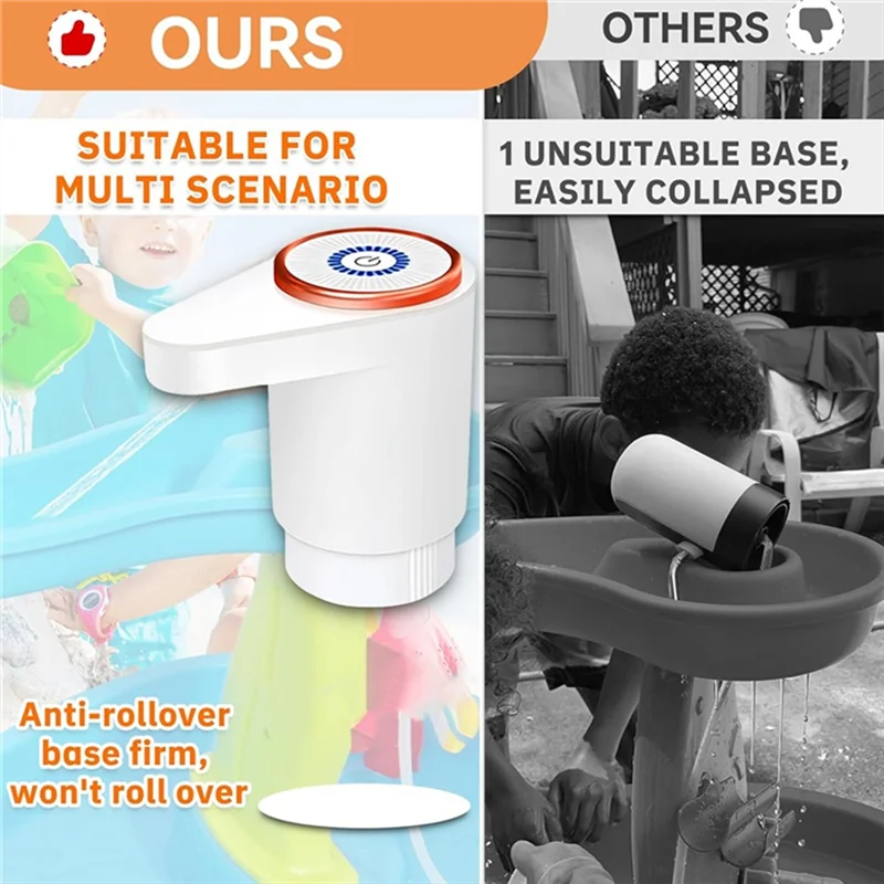 

A74G-для водяного насоса для детей, песок для воды, игровой стол, 4-часовое время, двойной водяной насос с питанием от батареи