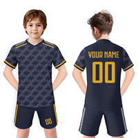 Custom Kids Soccer Jersey Set for Boys Girls Personalized Youth Team Soccer Training Uniform with Name Number Soccer Fans Gift
