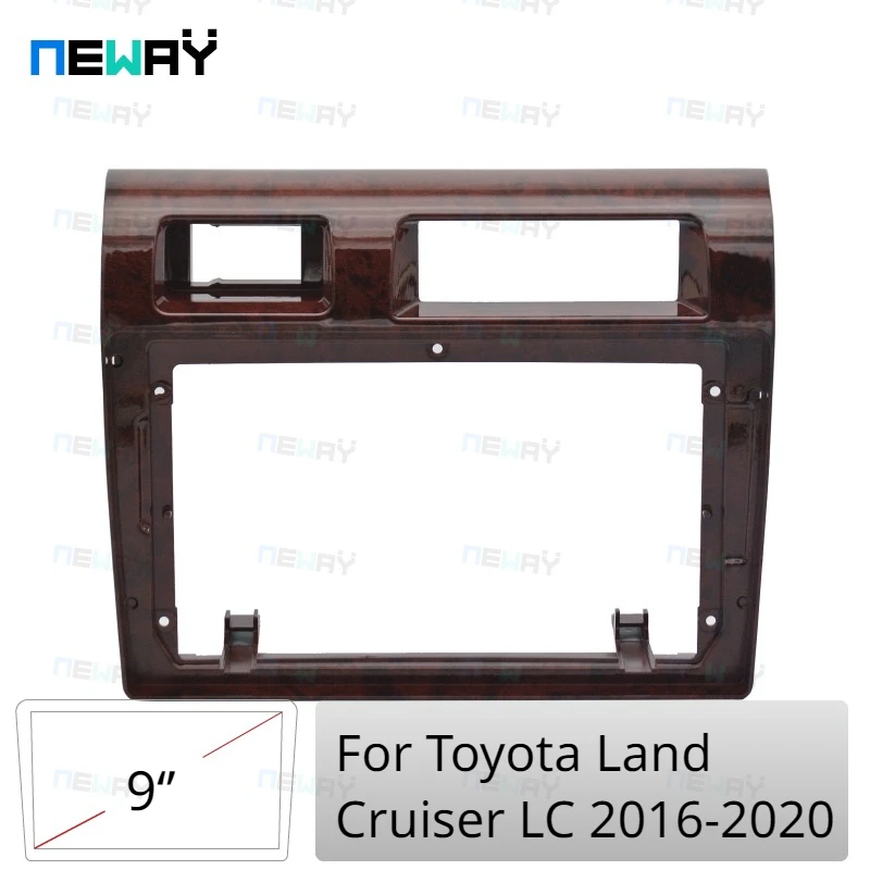 

Для Toyota Land Cruiser LC 2016-2020, Автомобильная GPS-навигационная приборная панель, рамка для установки мультимедийного плеера
