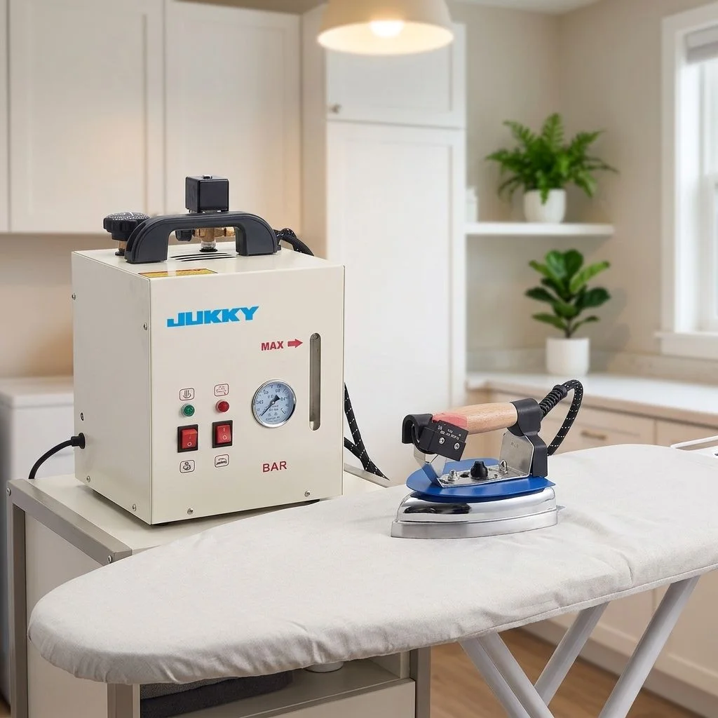 JUKKY JK-6 Stainless Steel High-Speed 4L Steam Boiler Industrial Ironing Machine Portable Vertical Electric with 1-Year Warranty