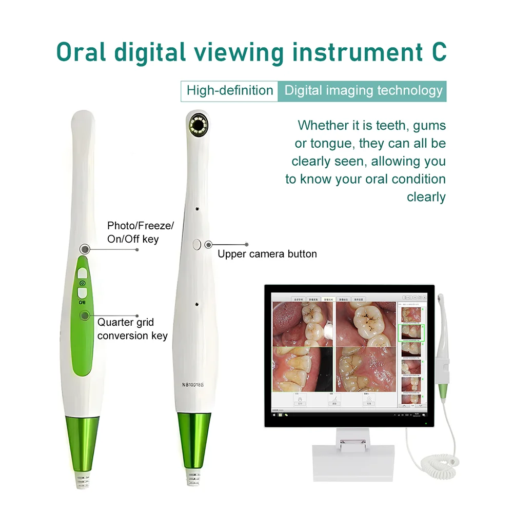 Dental INTRA ORAL CAMERA scanner Wireless wifi Endoscope all-in-one HD 17 inch Touch Screen Monitor Connect with Dental Chair