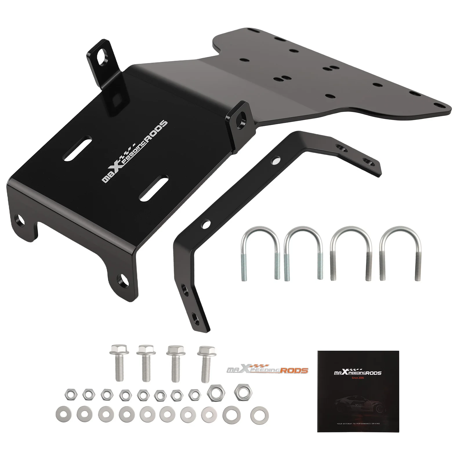 Winch Mount Plate Kit For Honda Rancher TRX350 / TRX400 2000-2007 Heavy-Duty ATV