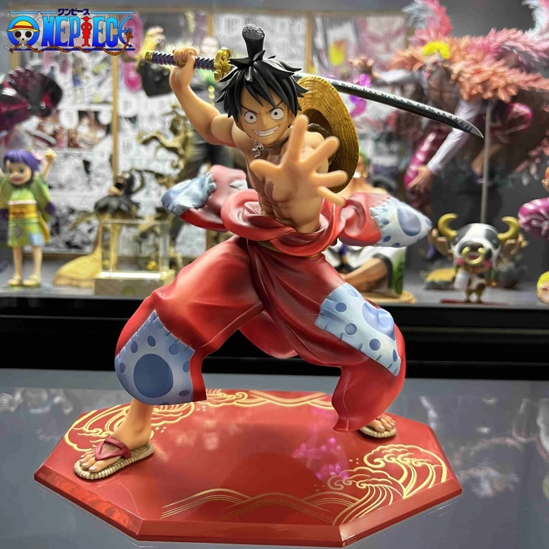 

Bandai One Piece Figures Luffytarou Action Toy Anime Surroundings Finish Product Christmas Gifts Birthday Gift Kids Toys