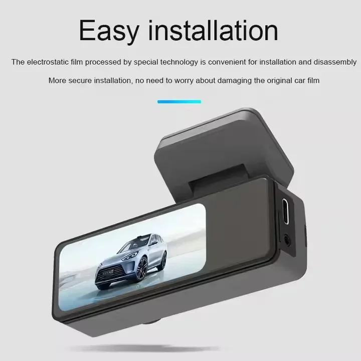 4K Wifi 2 inch dashcam with app control Wifi Car black box Dvr dual camera 24h night vision recorder Dashcam support GPSoptional