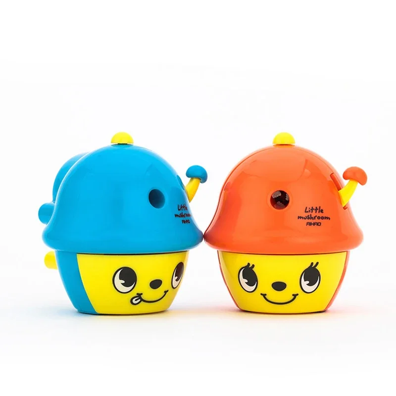 Pencil Sharpener Mushroom Shape Cutter Machine Plastic Pencil Sharpener Student Office School Supplies
