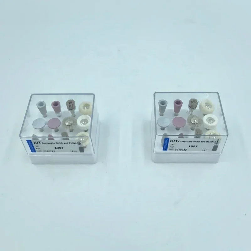 مجموعة تلميع الأسنان المركبة 1907 مع فرشاة تلميع للقبضات ذات السرعة المنخفضة