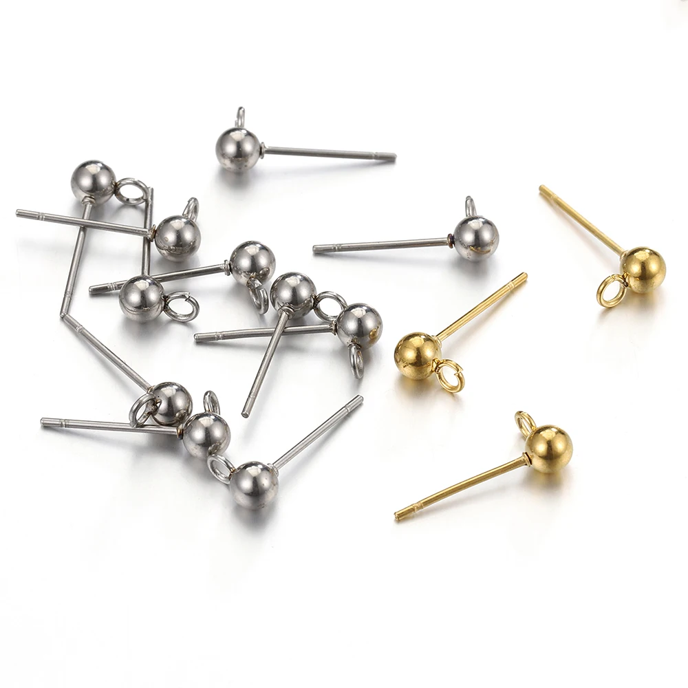 10–100 Stück Edelstahl-Ohrstecker, Ohrstecker für DIY-Ohrstecker, Schmetterlingsohr-Rücken, Schmuckherstellung – Detail 9