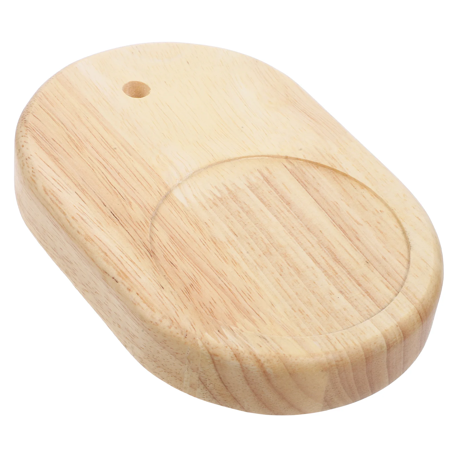 

Solid Wood Oval Table Lamp Base Easy Install Bedroom Living Room Study Office Use Wood Lamp Stand Display Light Base Diy