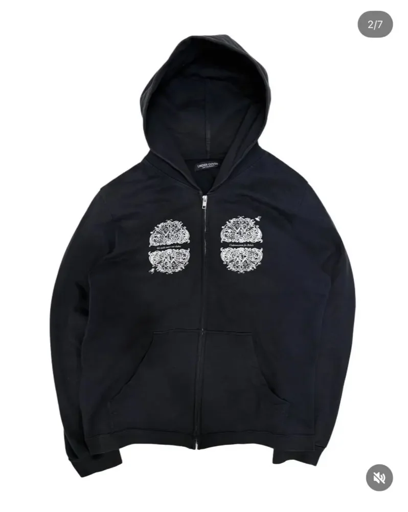 

Новые люксовые худи-пуловеры UC Zip-up 18SS с капюшоном, из вельвета и хлопка, плотный флис, в стиле Дрейк, уличный стиль # E234