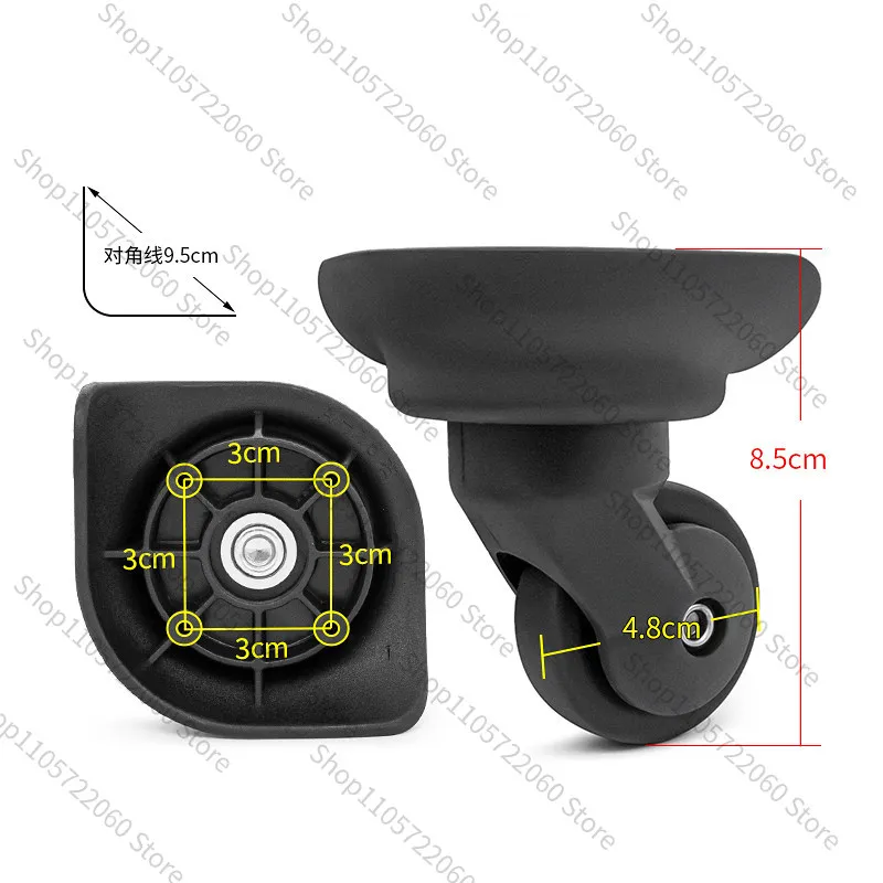 For Replacement Luggage Wheels for American Tourister Suitcase W303# A-16 Smooth Spinner Caster Parts