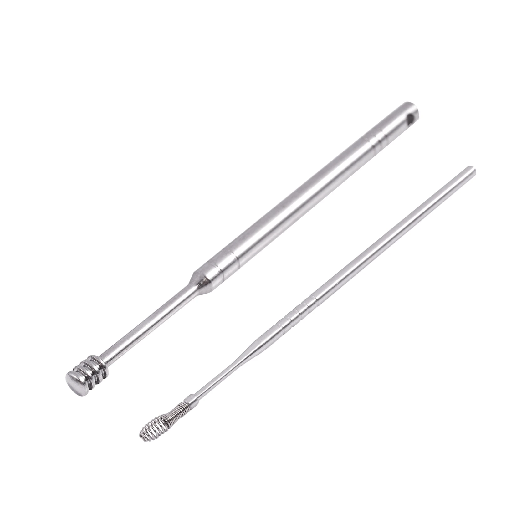 A93E-10 Pcs Unisex Stainless Steel Spiral Ear Pick Spoon Ear Wax Removal Cleaner Ear Care Beauty Tools Multifunction With Box