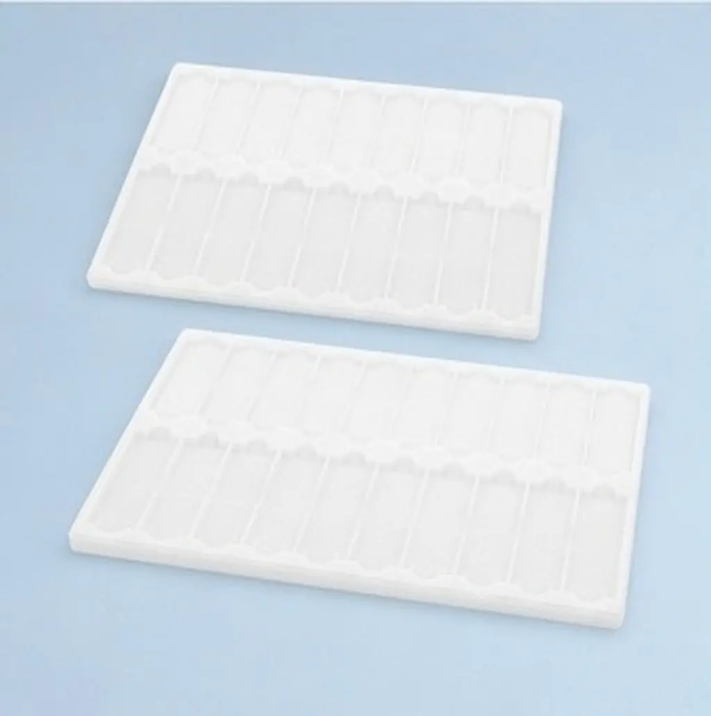 2Pcs Microscope Slide Drying Rack Ventilated Stable Plastic Holder Laboratory Slides Tray for Sample Storage and Drying