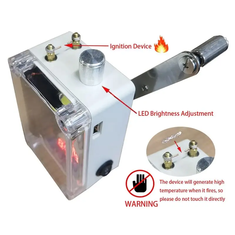 Hand Generator USB Charging Portable DIY Camping Equipment Outdoor Accessories Emergency Tool