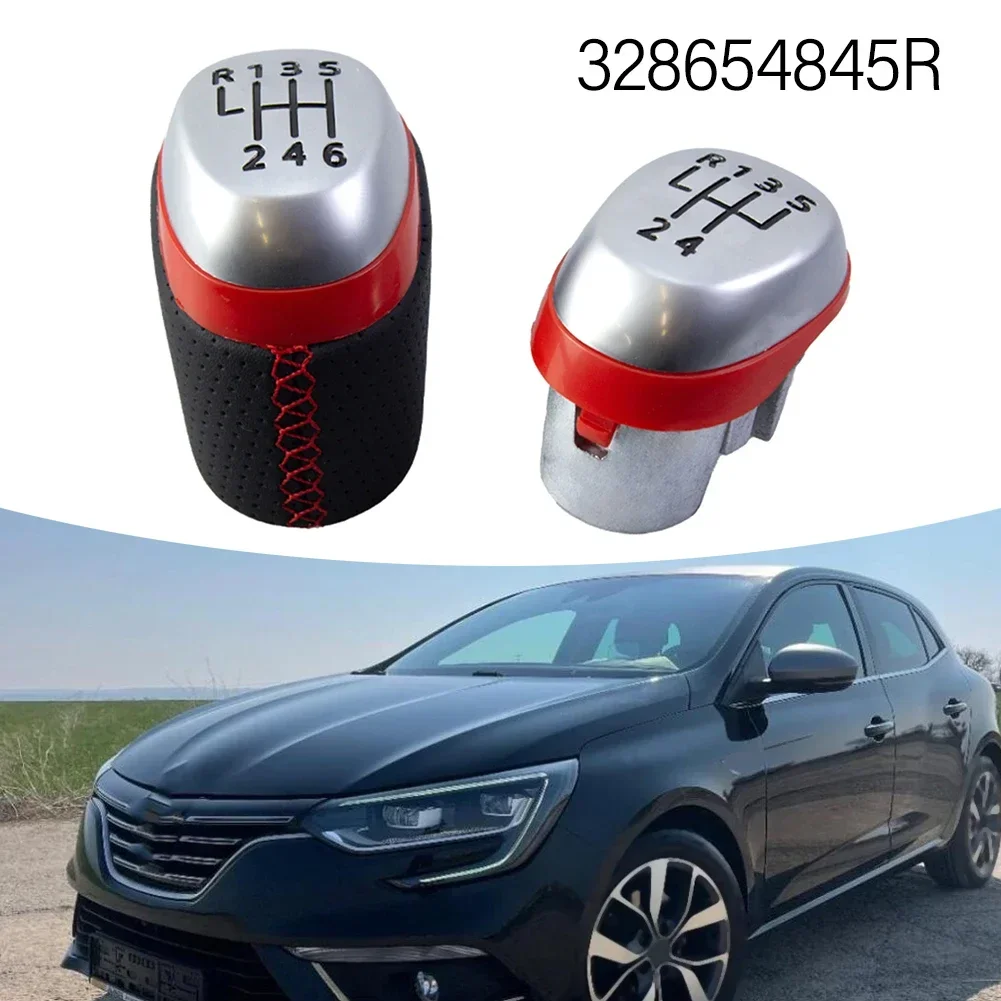

Shifter Knob 328654845R 5/6 Speed Manual Gear Shifter Knob For Renault For Kadjar 2015-2022 For MK4 BFB 2016-On Leather