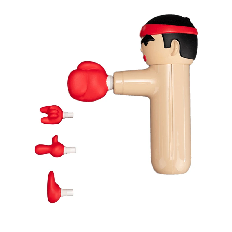 

Portable Mini 4-Head Muscle Massage Gun High Quality Handheld Deep Tissue Electric Body Customized Manufacturing