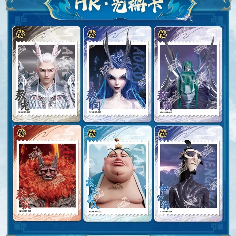 KAYOU 정품 Nezha 2: 악마의 아이의 바다 혼돈 시리즈 카드, 애니메이션 영화, 주변기기, 수집된 장난감 카드, 오리지널 박스