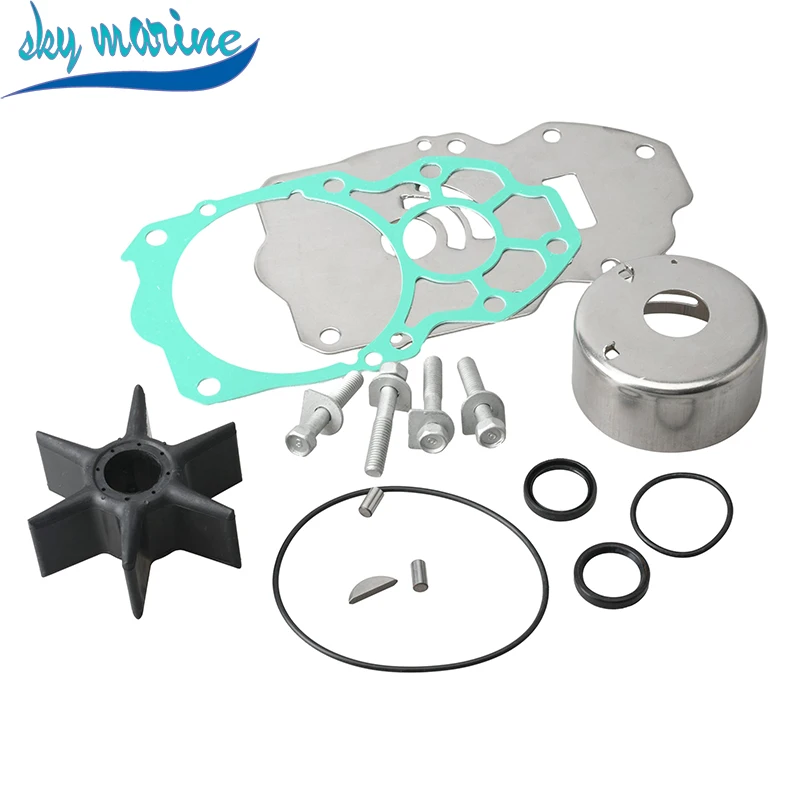 6CE-W0078 Outboard Water Pump Impeller Repair Kit For Yamaha 4 Stroke 225 250 300 350 HP 6CE-W0078-00-00 6CE-W0078-01-00