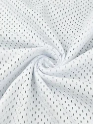 75D Mesh Fabric By The Meter for T-shirt Coat Pants Sport Clothes Lining Diy Sewing Needlework Cloth Breathable Soft Plain White