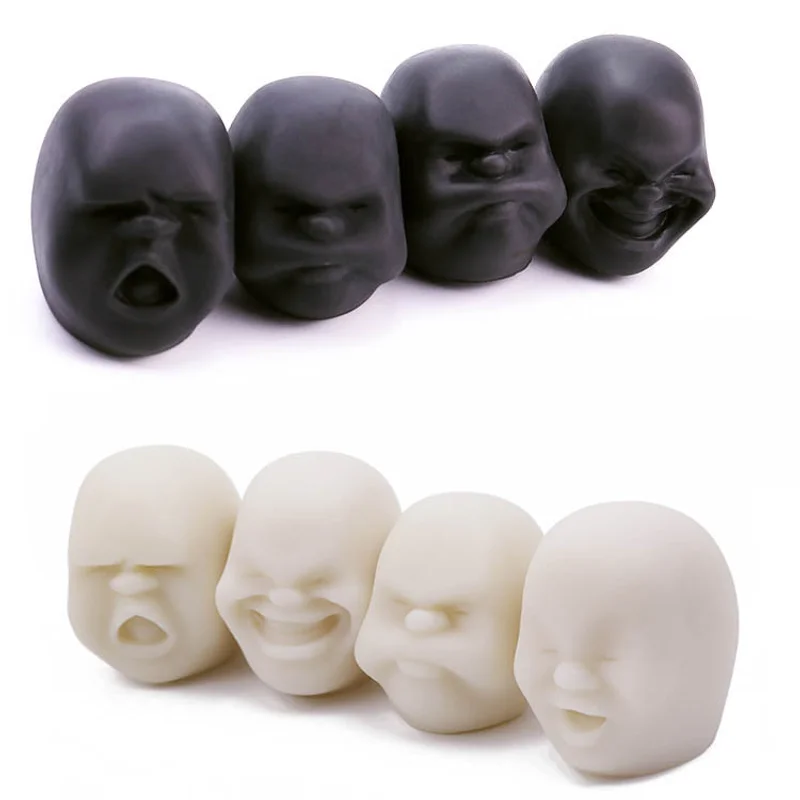 

Taba Squshy Creative Rubber Novelty Funny Party Gift Squeeze Face Relax Anti-Stress Ball Student Kids Funny Toy Face Blind box