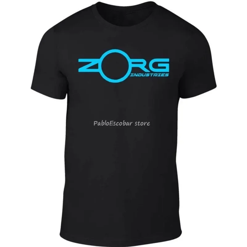 Мужская футболка Zorg Industries-забавная футболка в стиле Harajuku с изображением героев мультфильмов и научных фильмов Sc-Fi