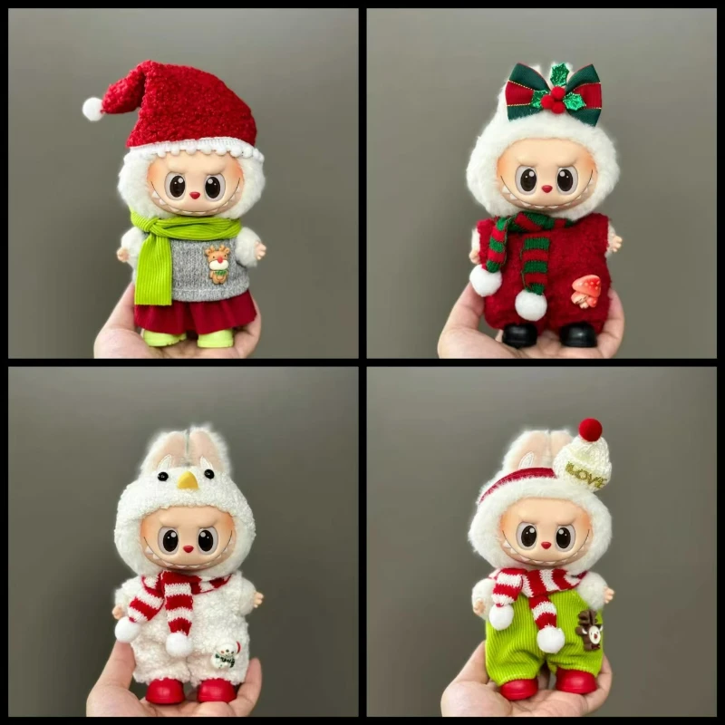 

Fashionable and Cute Personality Baby Clothes Suitable for Rag Doll Clothes Christmas Series Replacement Baby Clothes Set