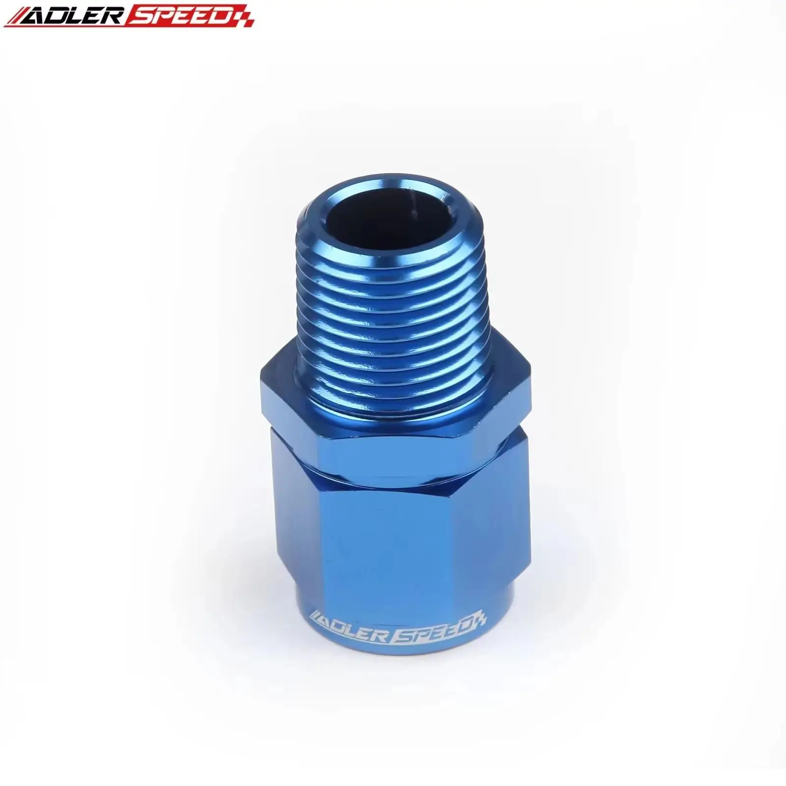 8AN 8AN Female Flare Swivel to 1/4 NPT Male Adapter Fitting Union Straight Aluminum AN4 AN6 Female 1/2NPT 1/8 NPT 3/8NPT Male