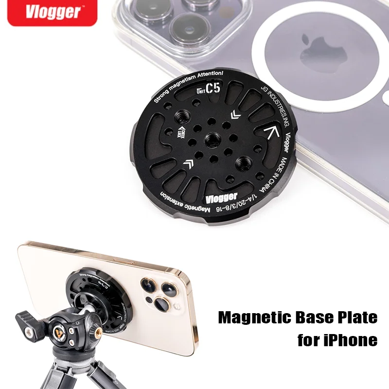 Vlogger Mobile Phone Magnetic Holder with 1/4