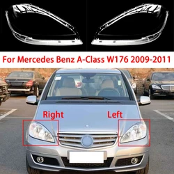 Car Headlight Cover Shell For Mercedes-Benz A-Class W169 2009 2010 2011 AMG Car Front Transparent Glass Lampshade Shell Case