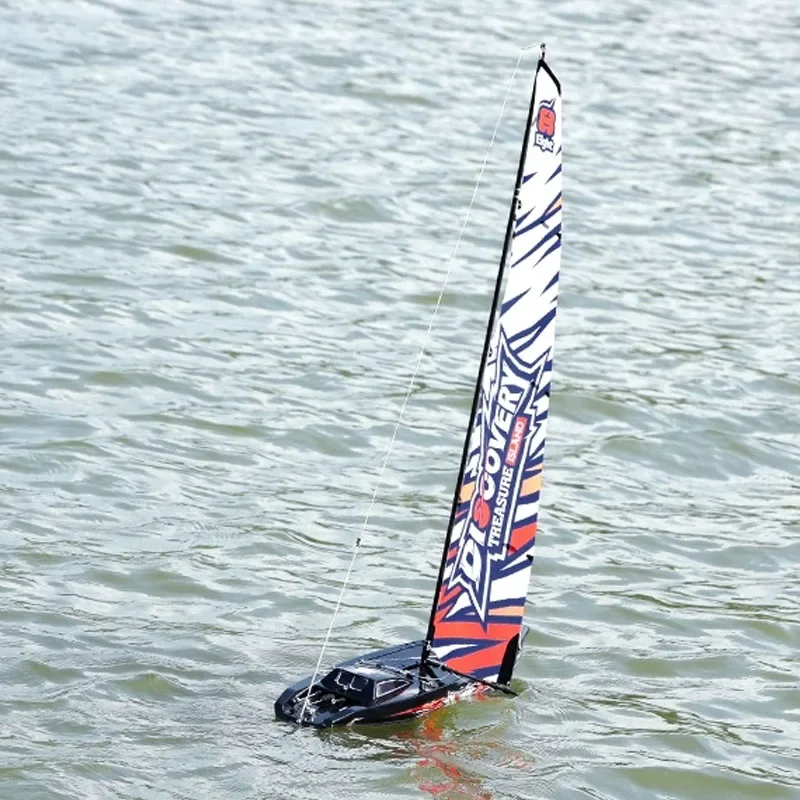 Velero teledirigido de simulación de carreras, modelo de velero submarino de 2,4G, juguete de regalo terminado, Control remoto